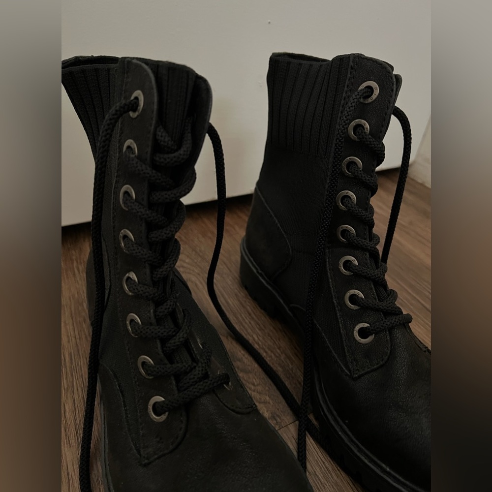 BLOWFISH Black Combat Boots